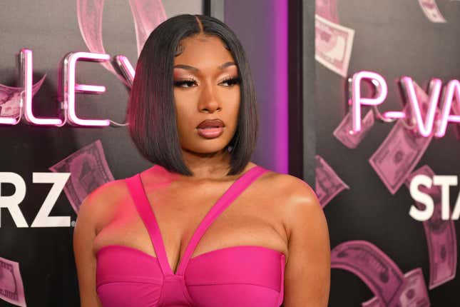 Megan The Stallion attends STARZ’s “P-Valley” Season 2 Premiere on June 02, 2022 in Los Angeles, California. 