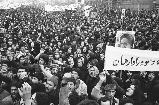 Photos from the Iranian Revolution, 40 years ago