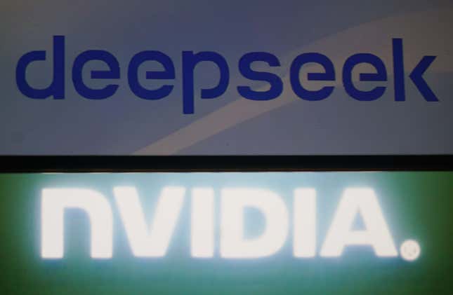 Image for article titled Analysts aren&#39;t panicking about Nvidia stock after China&#39;s DeepSeek AI advance sparked a sell-off