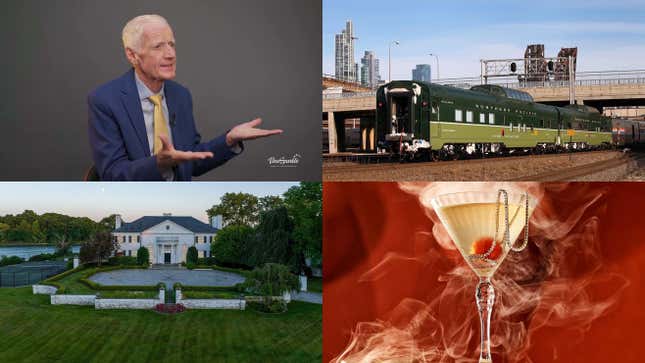 Lifestyle Image for article titled A 'biohacker' tries cheating death, private train cars, and Trump's mansion: Lifestyle news roundup