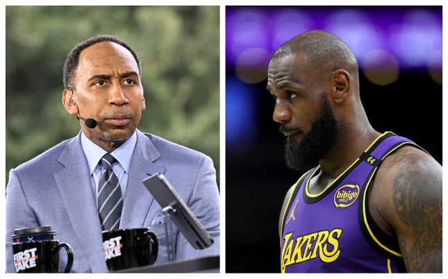 Image de l'article intitulé Le conflit entre LeBron James et Stephen A. Smith, Journée nationale de repos des femmes noires, la famille d’une influenceuse noire réagit aux rumeurs de sa mort, les influenceurs noirs vivent comme Meghan Markle, les inquiétudes concernant Blood Moon et autres actualités culturelles