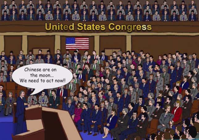 Image for article titled The case for sending US companies back to the moon, explained in cartoons