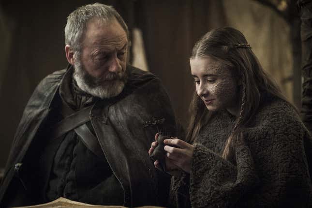 Innocent Shireen is seen in a moment from Game of Thrones.