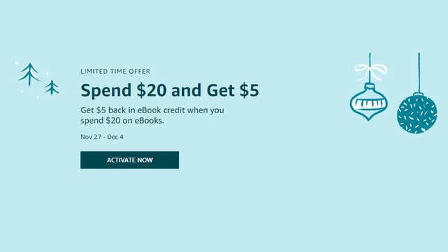 Spend $20 Get $5 On Kindle eBooks | Amazon