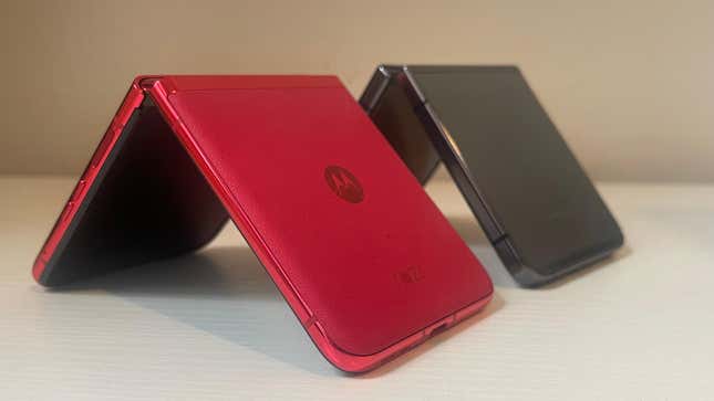 a photo of the flip and razr+
