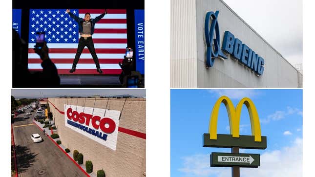 Image for article titled Trump and Musk&#39;s world, Boeing layoffs, and Costco&#39;s big butter recall: The week&#39;s most popular stories