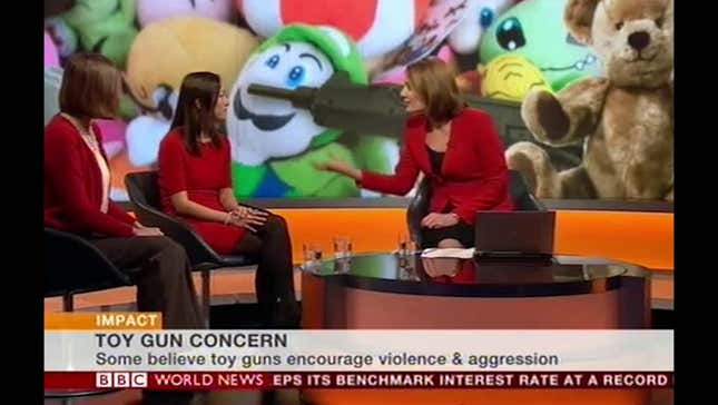 What a Nice Debate About Violence. Wait, What is Luigi Doing There?