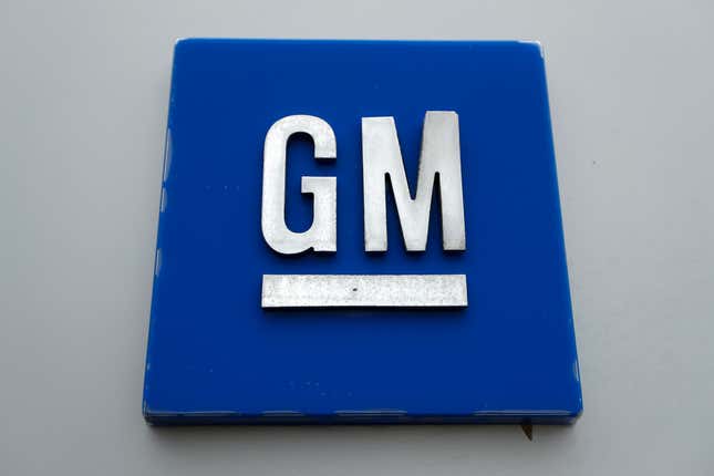 FILE - A General Motors logo is displayed outside the General Motors Detroit-Hamtramck Assembly plant on Jan. 27, 2020, in Hamtramck, Mich. Kyle Vogt has resigned as CEO of Cruise, General Motors&#39; autonomous vehicle unit. His decision to step down, announced late Sunday, Nov. 19, 2023, follows a recall of all 950 Cruise vehicles to update software after one dragged a pedestrian to the side of a San Francisco street in early October. . (AP Photo/Paul Sancya, File)