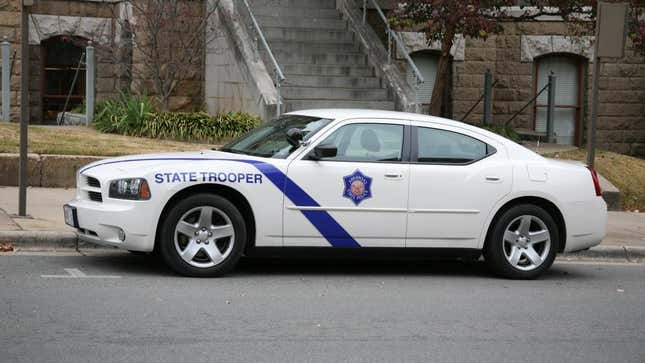 An Arkansas State Police Dodge Charger in 2008