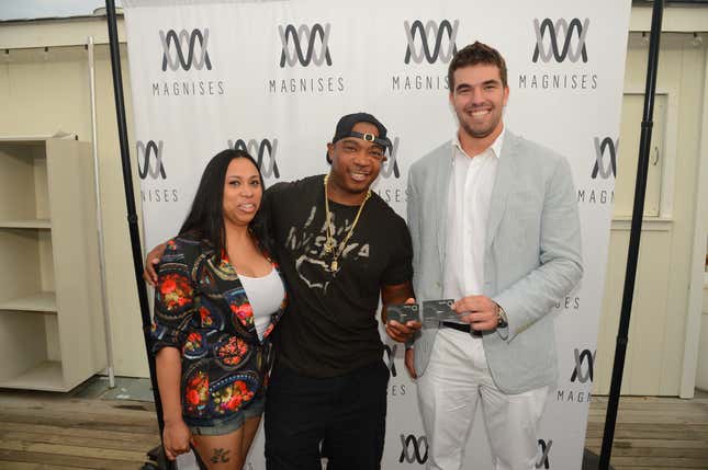 MONTAUK, NY - JULY 26: Aisha Atkins, Ja Rule and Billy McFarland attend Magnises Summer Bash at Gurney’s Inn on July 26, 2014 in Montauk, NY. 