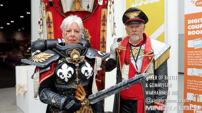 A photograph of a cosplayer at London's MCM Expo