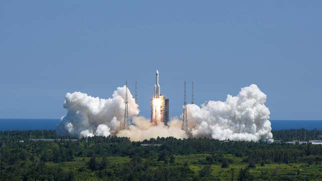 China’s spaceplane launched from the Jiuquan Launch Center aboard a Long March 2F rocket in August 2022.