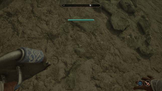 The Ring of Destruction sitting at the bottom of the lake in Oblivion Remastered.