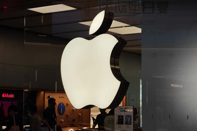 Apple store in Shanghai.