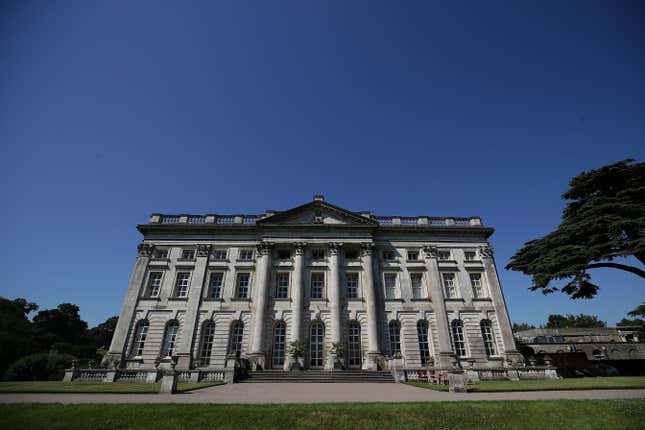 A general view of the manor house / clubhouse during The Rose Ladies Series at Moor Park Golf Club on June 25, 2020 in Rickmansworth, England.