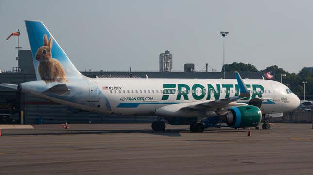 Un avion de Frontier Airlines