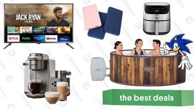 Image for article titled Sunday&#39;s Best Deals: Bestway Saluspa Hot Tub, Mophie PowerStations, Insignia 39&quot; Fire TV, Keurig Coffee &amp; Latte Maker, and More