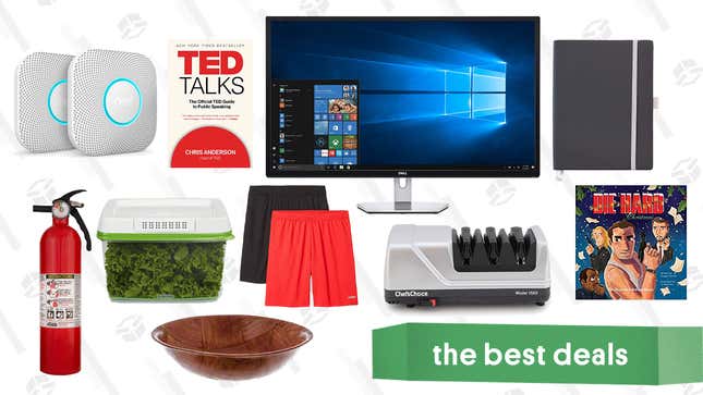 Image for article titled Thursday&#39;s Best Deals: Dell QHD Monitor, Home Depot Fire Safety, Athletic Shorts, and More