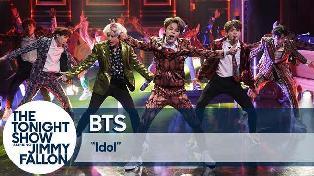 BTS And Jimmy Fallon Did <i>Fortnite</i> Dances <em></em>