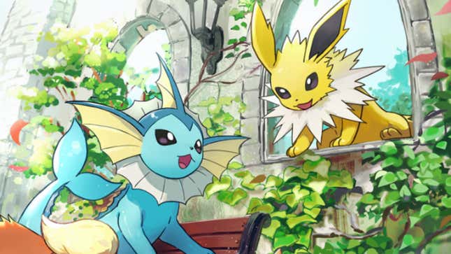 Vaporeon talks to Jolteon 