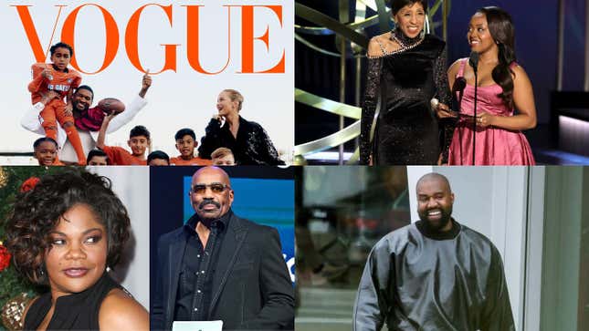 Image for article titled How Vogue Did Usher Dirty, Monique on Steve Harvey, Celeb Look-alikes and More Black News