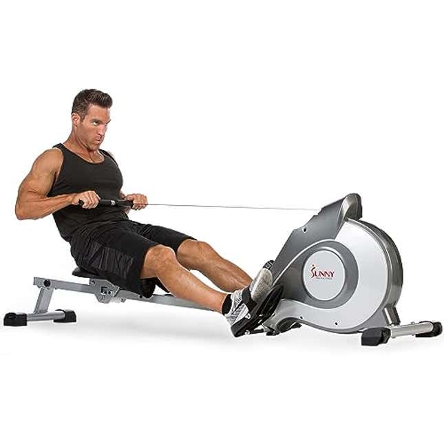 Image for article titled Sunny Health &amp; Fitness Magnetic Rowing Machine Rower with 8-Level Resistance, Now 10% Off