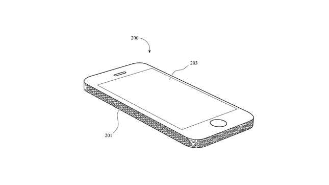 iPhone cheese grater patent