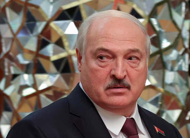 Belarusian President Alexander Lukashenko