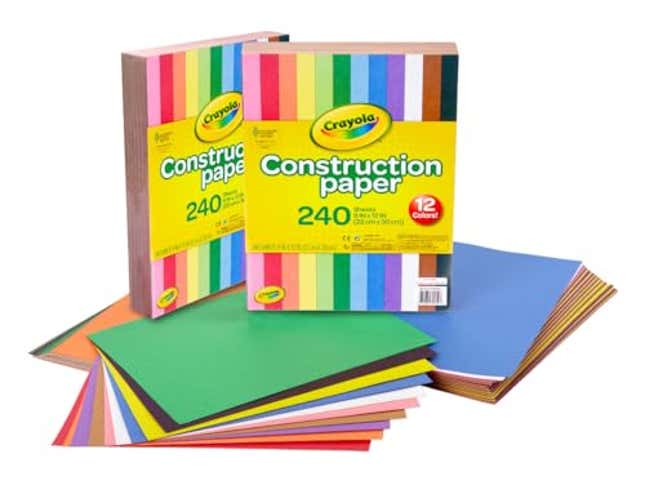 Image for article titled Crayola Construction Paper, Now 19% Off
