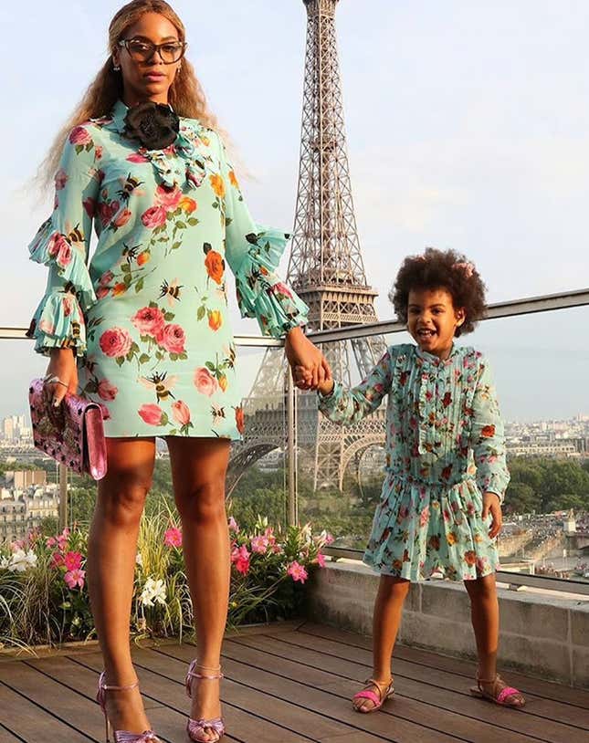 Image for article titled Hey Haters, Check out Blue Ivy&#39;s Best Looks ... Since Birth