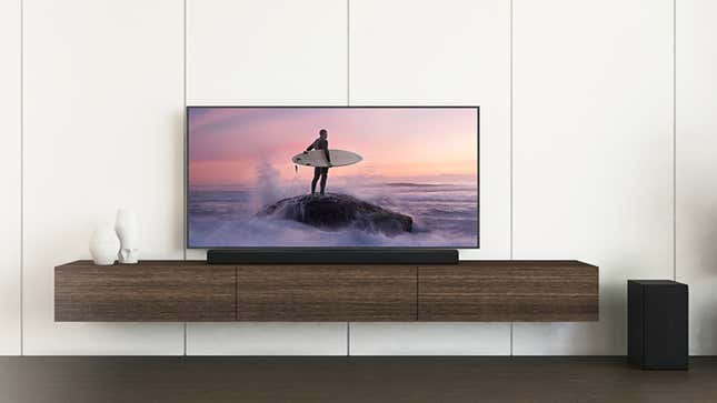 LG XBOOM Go Speaker PL5 | $67 | 33% Off
LG XBOOM Go Speaker PL7 | $97 | 25% Off
LG S65Q 3.1ch High-Res Audio Sound Bar | $197 | 48% Off
LG S90QY 5.1.3ch High-Res Audio Sound Bar | $897 | 25% Off
