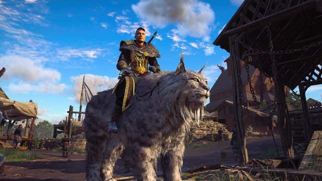 Image for article titled No, I Won&#39;t Ride The Giant Cat In The New Assassin&#39;s Creed DLC