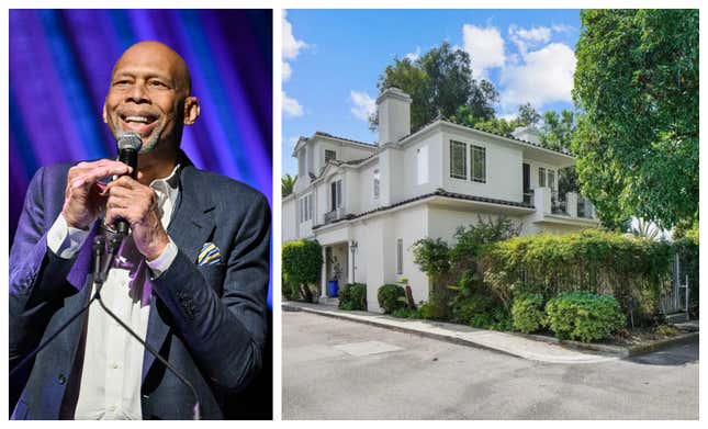 Image de l'article intitulé Un aperçu de la maison californienne de la légende des Lakers Kareem Abdul-Jabbar, actuellement sur le marché