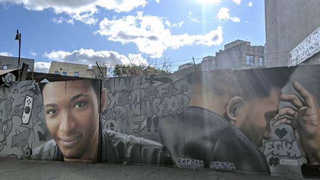 Etika mural in Bushwick, Brooklyn.