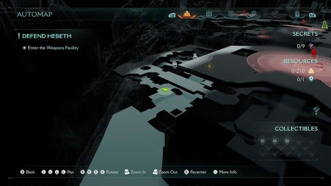 A screenshot of a map shows the location of a collectible.
