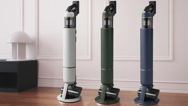 Bespoke Jet Cordless Stick Vacuum | $580 | Samsung
Jet 75 Cordless Stick Vacuum | $400 | Samsung