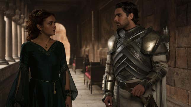 Olivia Cooke and Fabien Frankel