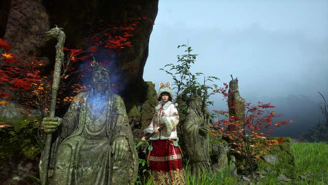 Where To Find All Faces Of The Past The protagonist in Wuchang stands in front of a glowing blue circle.