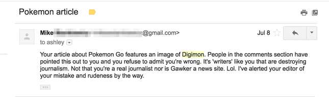 Image for article titled My Year In Gawker Hate Mail