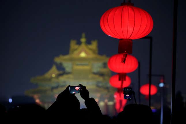 China's Forbidden City opens to the general public at night for the first  time in 94 years - The Washington Post