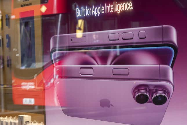 Image for article titled Wall Street braces for a cautious outlook on Apple&#39;s iPhone sales as AI hopes rise