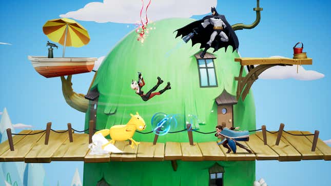 An image of characters fighting in MultiVersus.