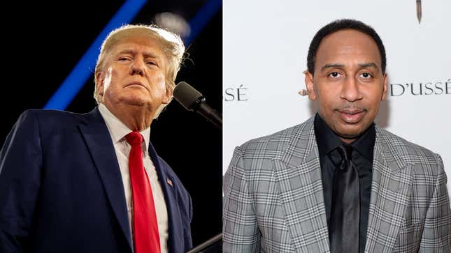 Bild für Artikel mit dem Titel Was hat Stephen A. Smith über Donald Trump gesagt, um Black Twitter zu verärgern?