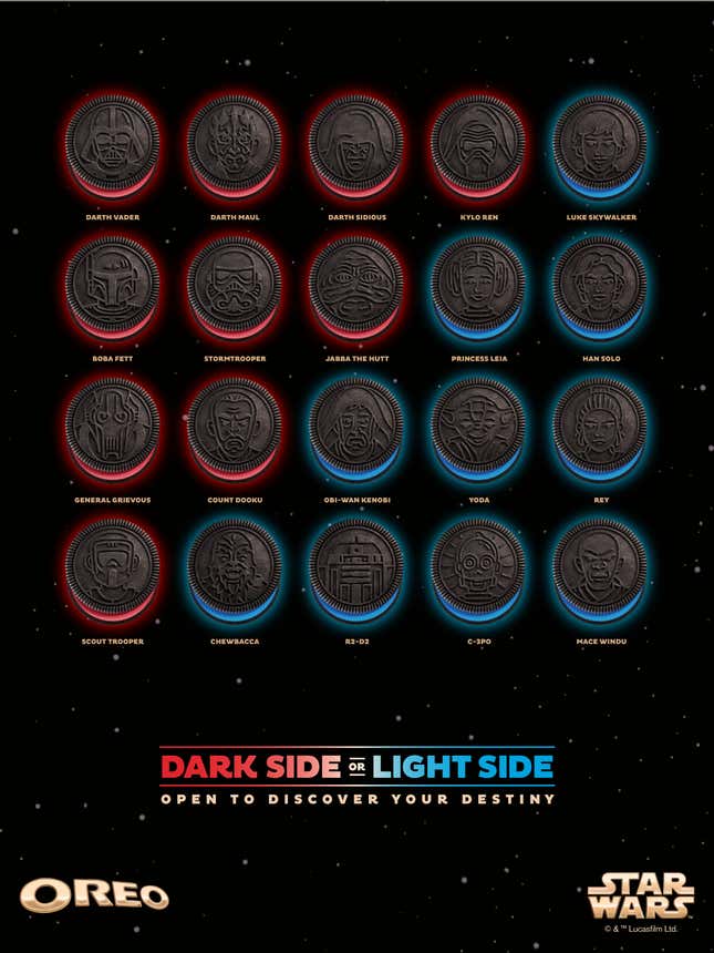 Image for article titled Oreo&#39;s Special Edition Star Wars Cookies Are Here to Feed Your Inner Wookiee