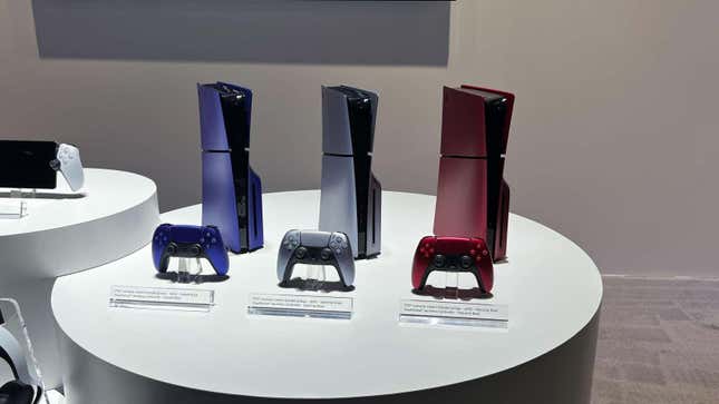 A photo of the DualSense controllers