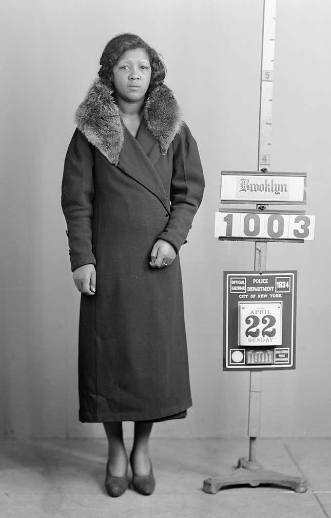 Old Brooklyn stand up mug shot