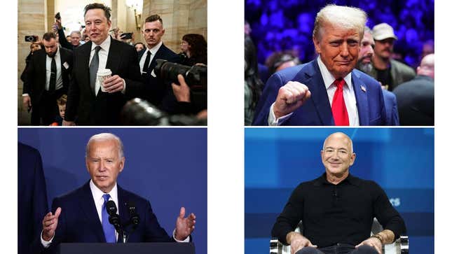 Musk's DOGE allies, Bezos and Altman stand stall, and Biden's AI chip war is not end: Politics news roundup या शीर्षकाच्या लेखाची प्रतिमा