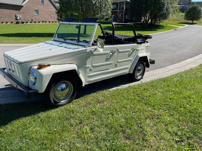 Image for article titled Geo Tracker Supercharged V8, BSA B44 Shooting Star, Nissan Figaro: The Dopest Cars I Found For Sale Online