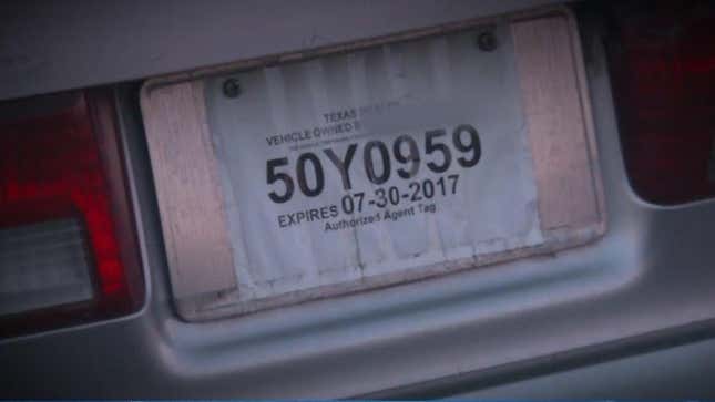 Image for article titled To Stop Paper Tag Fraud, Texas DMV Wants Dealer Fingerprints On File