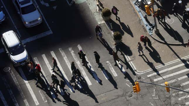 Crosswalk in New York City